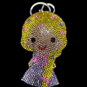Sparkling Elsa Bag Charm Keychain